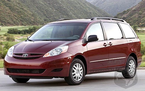 Toyota Recalls 615K Minivans For Rollaway Risk